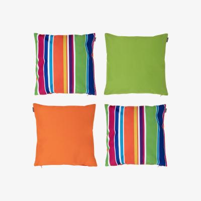 The Range Rainbow Print Outdoor Cushion - First Collection (Set of 4) - Green