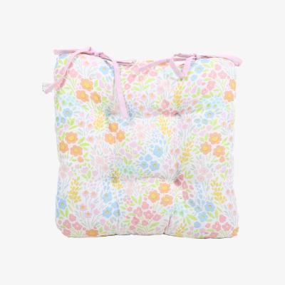 The Range Pastel Blooms Seat Pad - Pink