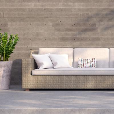 The Range Ribbon  Bead Outdoor Cushion - White