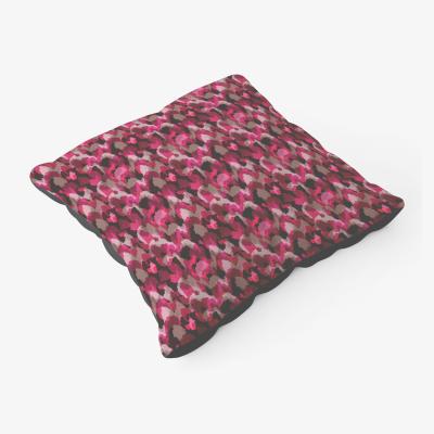 The Range Modern Pink Animal Print Floor Cushion - Pink