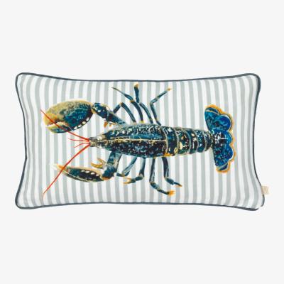 The Range Salcombe Lobster Piped Cushion - Multicolour / Polyester