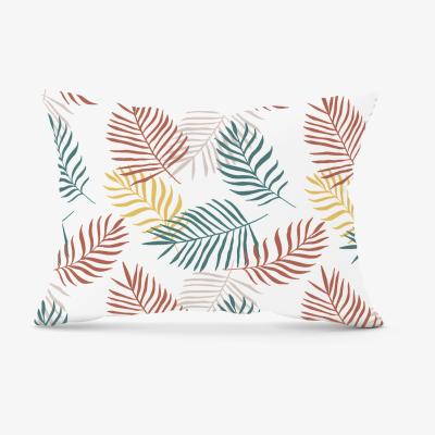 The Range Palm Branches In Natural Colors Cushion - Green / 28cm
