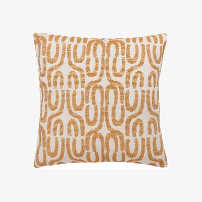 The Range Ibizia Abstract Cushion - Chai / 80 Feather 20 Polyester / 80 Polyester 20 Feather