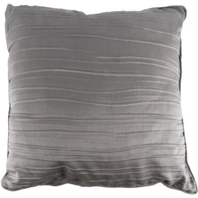 The Range Ripple Filled Cushion - Pewter