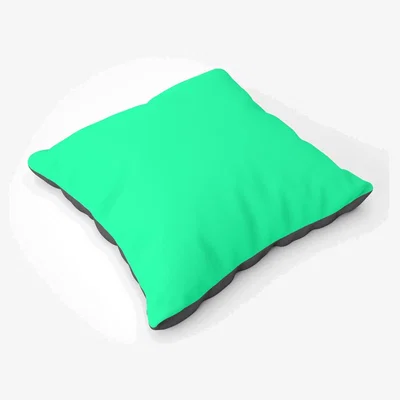 The Range Persian Green Floor Cushion - Green
