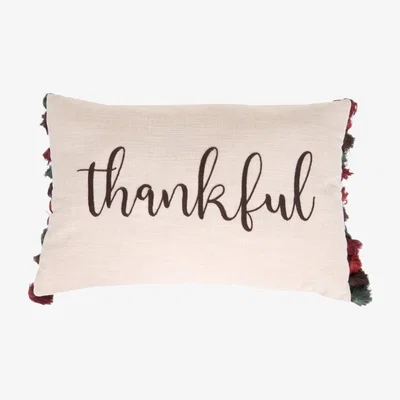 The Range Thankful Tassel Cushion - Beige