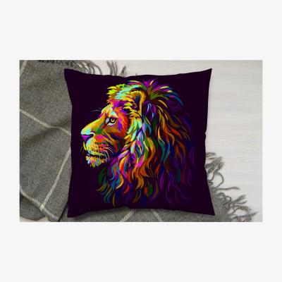 The Range Purple Background In Popart Style Cushion - Purple / 45