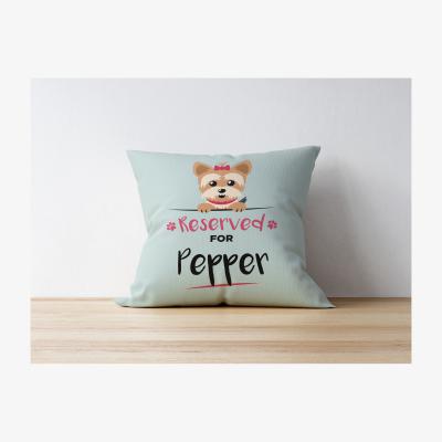 The Range Personalised Yorkshire Terrier Cushion