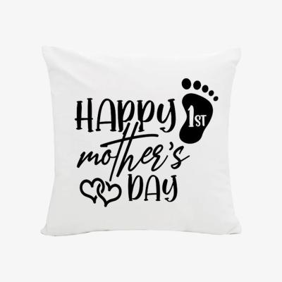 The Range Happy First Mothers Day Soft Cushion - White