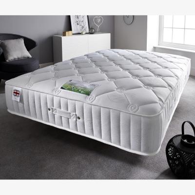 The Range 4000 Pacific Aloe Vera Cushioned Top Medium Firm Pocket Spring Mattress - White / Small Double