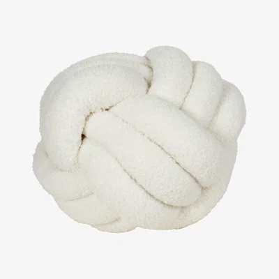 The Range Knot Boucle Cushion - Ivory