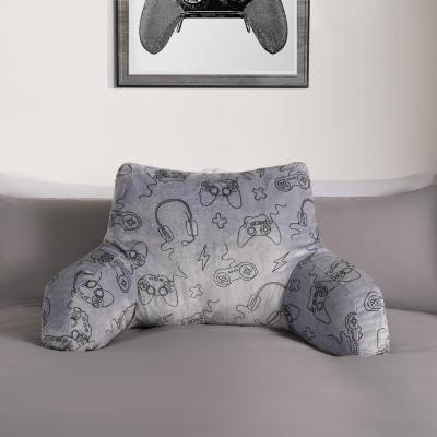 The Range Gaming Print Cuddle Cushion - Grey