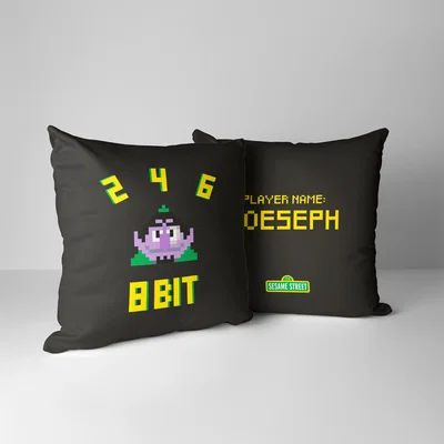 The Range Count Von Count Personalised Cushion - Arcade