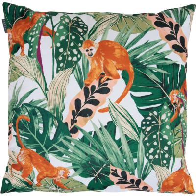 The Range Monkey Print Outdoor Cushion - White