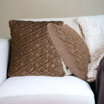 The Range Coffee Maura Cushion ¿ Set of 2 - Brown