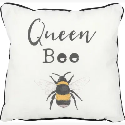 The Range Queen Bee Square Cushion 35cm - Multicolour