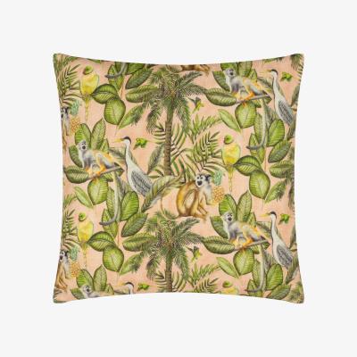 The Range Valera Tomai Jungle Tropical Cushion - Multicolour / Feather