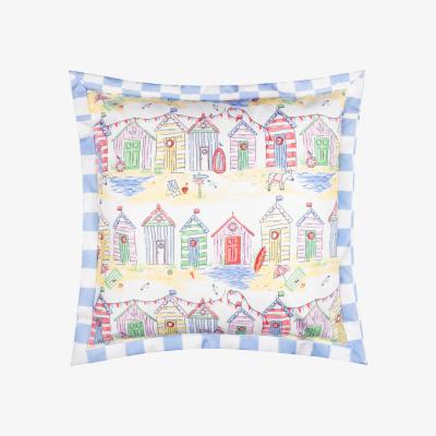 The Range Beach Huts Square Outdoor Cushion - Multicolour
