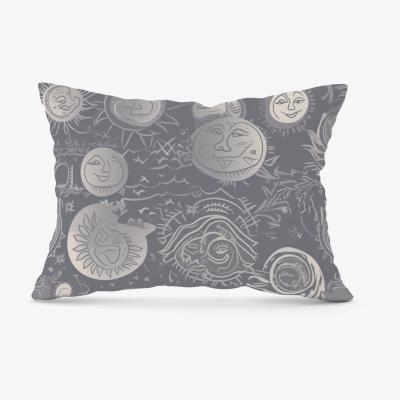 The Range Sun and Moon in Grey Cushion - Grey / 28cm