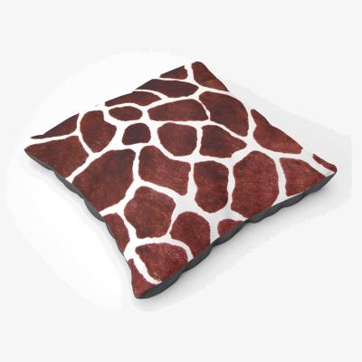 The Range Giraffe Spots Print Floor Cushion - Brown