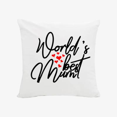 The Range Worlds Best Mum Soft Cushion - White