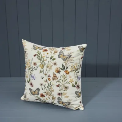 The Range Multicolour Handmade Washable Cotton Printed Cushion with Filling - Multi