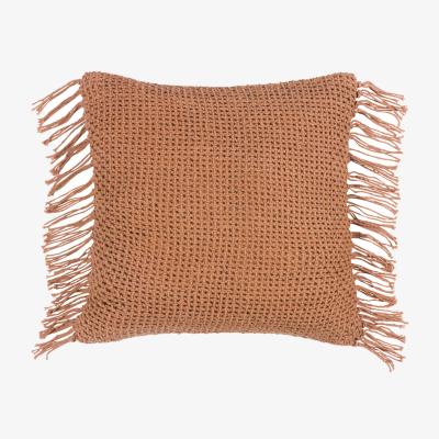 The Range Nimble Knitted Cushion 45 x 45cm - Baked Earth / Polyester