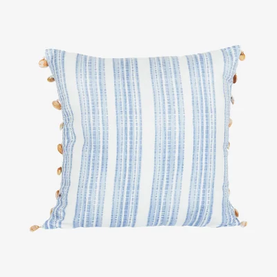 The Range Hampton Stripe Cushion - Blue