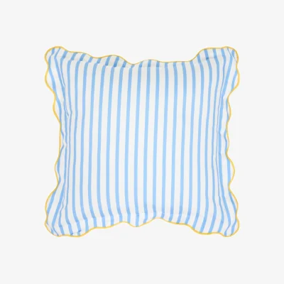 The Range Bella Vita Scalloped Outdoor Cushion - Blue