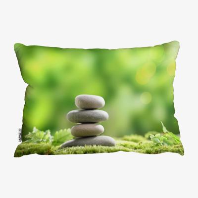 The Range Rock Garden Stones Outdoor Cushion - Green