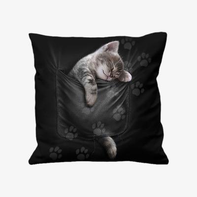 The Range Pocket Kitten Snooze Cushion - Multicolor