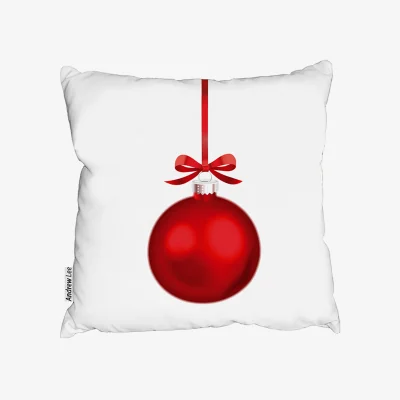 The Range Christmas Ornament Outdoor Comfy Cushion - Red / 60cm