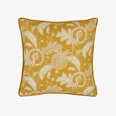 The Range Chatsworth Heirloom Piped Cushion - Saffron / 80 Feather 20 Polyester / 80 Polyester 20 Feather