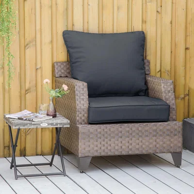 The Range Outdoor Back and Seat Cushion Set - Grey