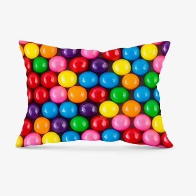 The Range Brightly Colored Gum Balls Cushion - Pink / 23cm