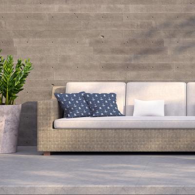 The Range Nautical pattern with anchors and skull Outdoor Cushion - Blue / 60cm