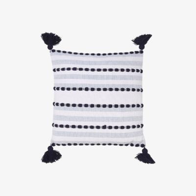 The Range Divante Caspian Stripe Cushion Blue
