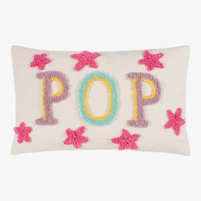 The Range Pop Tufted Cushion - Multicolour / Feather