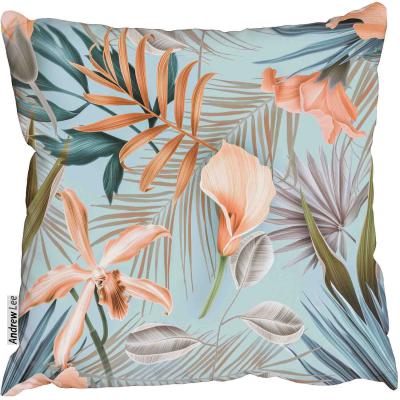 The Range Californian flowers Cushion - Blue / 60cm