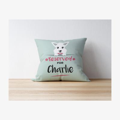 The Range Personalised Westie Cushion