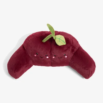 The Range OHS Dolly The Doughnut Cuddle Cushion - Burgundy / Machine Washable