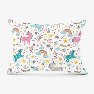 The Range Unicorn And Rainbows Cushion - Blue / 33cm