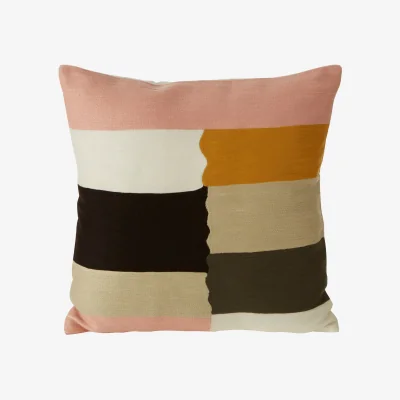 The Range Bosie Ozella Patch Design Cushion - Multicolour