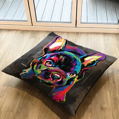 The Range Deidra the French Bulldog Floor Cushion