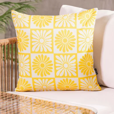 The Range Cushion 43x43 Kyoto Fabric, Summer Flower