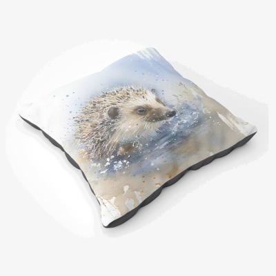 The Range Hedgehog Watercolour Floor Cushion - Neutral