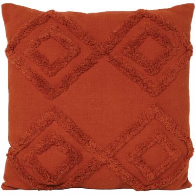 The Range Divante Kaia Tufted Geo Cushion Rust