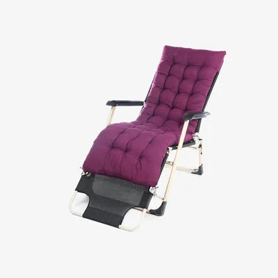 The Range Sun Lounger Cushion Pad for Garden Recliner Chair - Purple