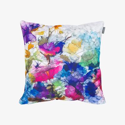 The Range Oil Painting Printed Outdoor Cushion - Multicolour/Purple