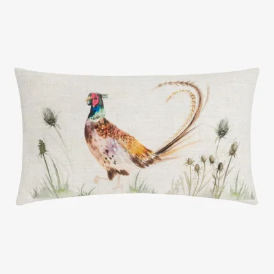 The Range Country Pheasant Cushion - Natural / Polyester
